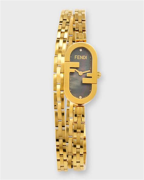 fendi o'lock watch|Fendi O'Lock Vertical Oval Watch with Diamonds .